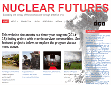 Tablet Screenshot of nuclearfutures.org